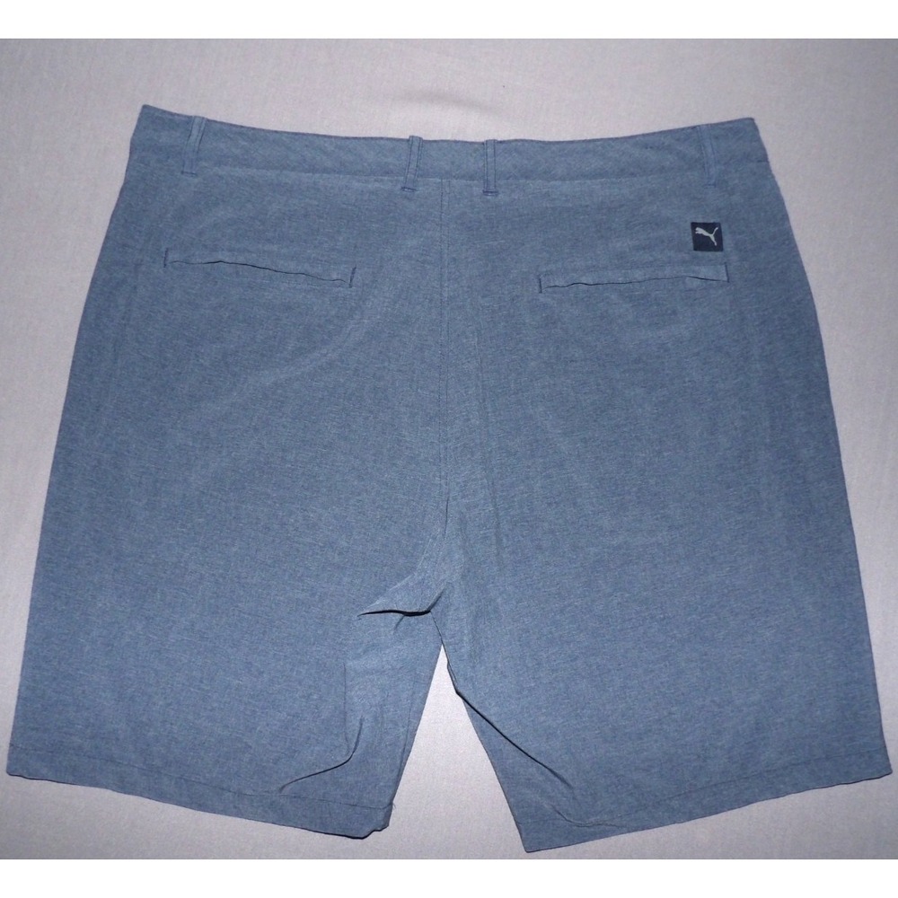 PUMA GOLF‎ Dark Blue 9" Performance Breathable Chino Shorts Men's 38